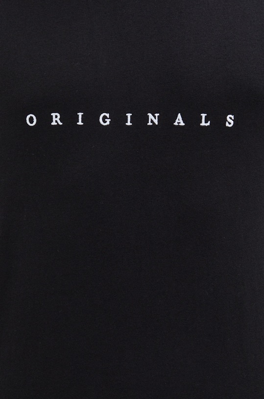 Jack & Jones t-shirt bawełniany 12176780.Black czarny