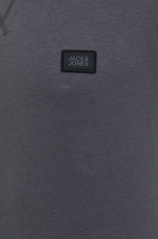 Jack & Jones t-shirt bawełniany JCOCLASSIC 12214066.Asphalt