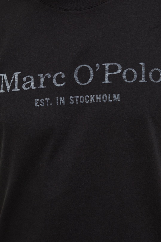 Бавовняна футболка Marc O'Polo B21201251052 чорний