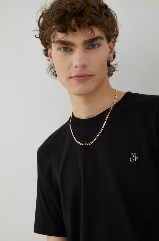Marc O'Polo tricou din bumbac negru B21201251054