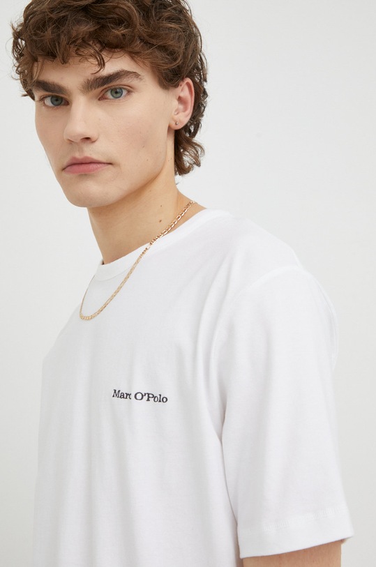 Marc O'Polo tricou din bumbac alb B21201651094