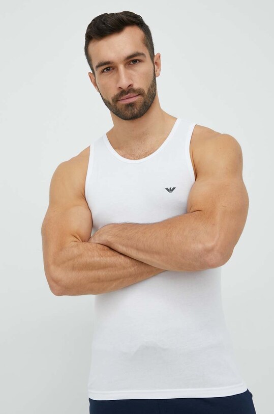 Emporio Armani Underwear t-shirt z elastanem biały 110828.CC729