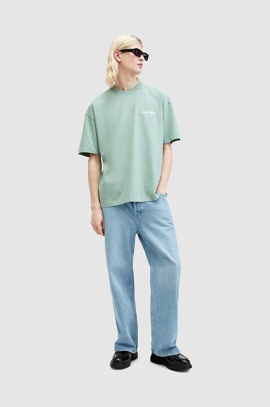 Бавовняна футболка AllSaints UNDERGROUND SS CREW MG386W