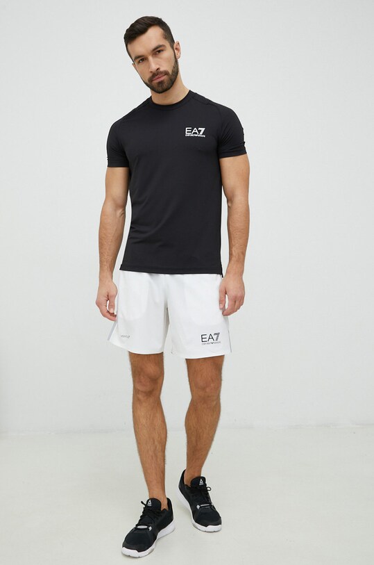 EA7 Emporio Armani tricou 8NPT22.PJEMZ.NOS negru SS25