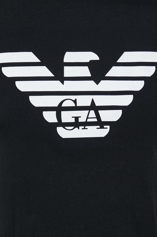Emporio Armani t-shirt bawełniany 8N1TN5.1JPZZ.NOS czarny