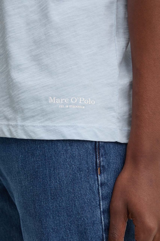 Marc O'Polo t-shirt bawełniany M23217651238 niebieski