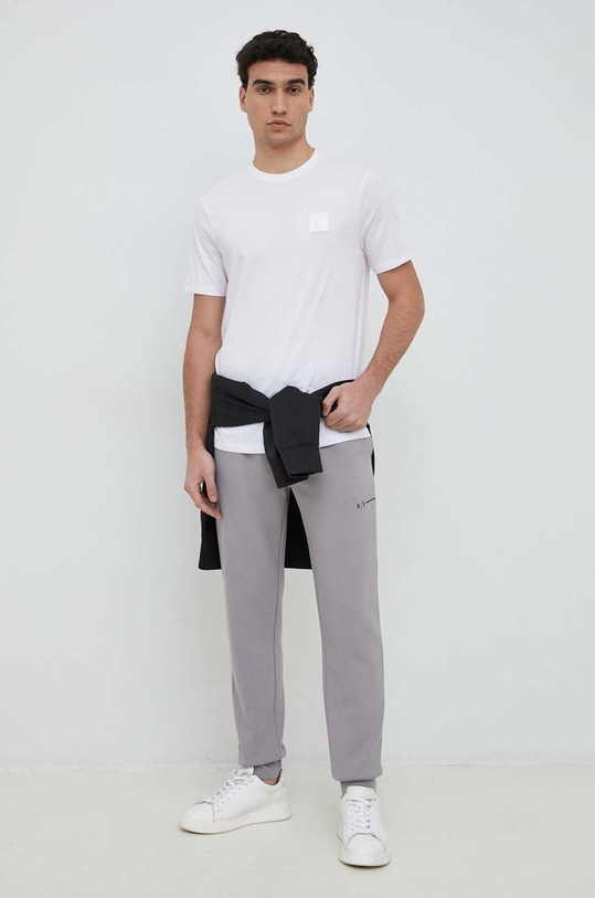 Bavlnené tričko Armani Exchange biela 8NZTPR.ZJH4Z.NOS