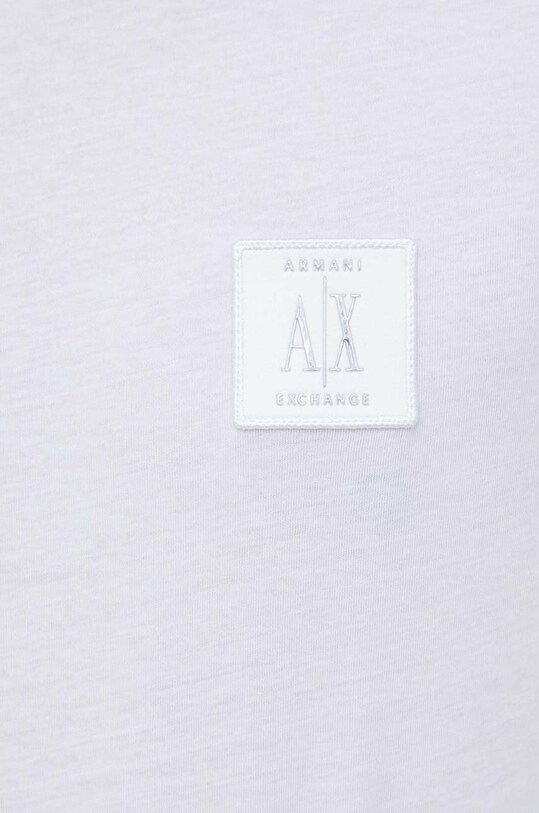 Armani Exchange t-shirt bawełniany 8NZTPR.ZJH4Z.NOS biały