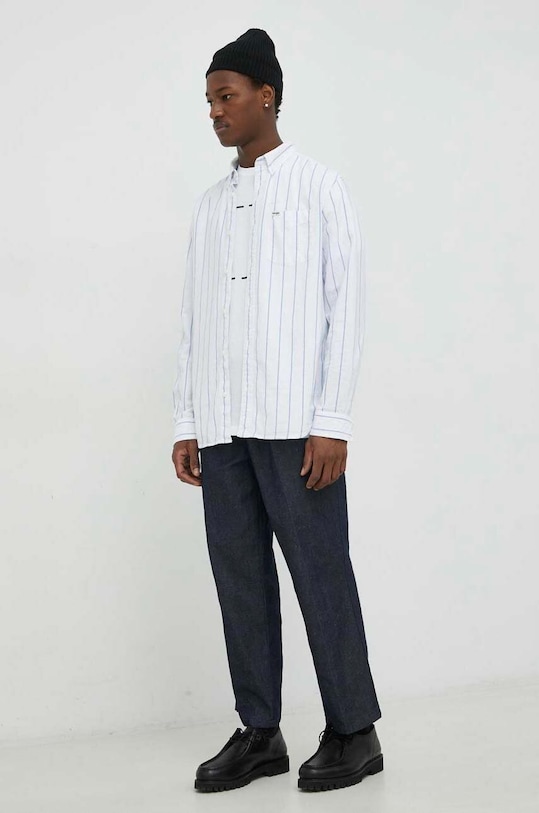 Les Deux t-shirt bawełniany LDM101006 biały AA00