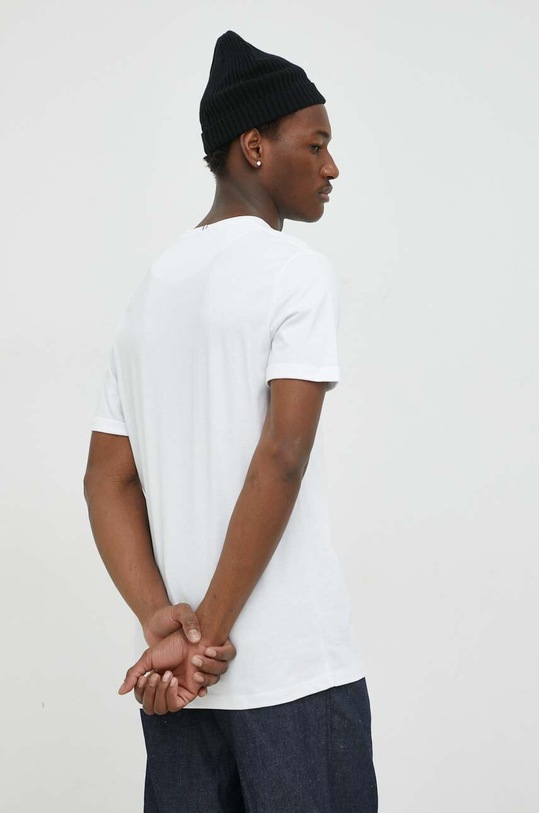 Odzież Les Deux t-shirt bawełniany LDM101006 biały