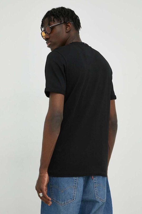 Oblečenie Bavlnené tričko Les Deux Norregaard LDM101008 čierna