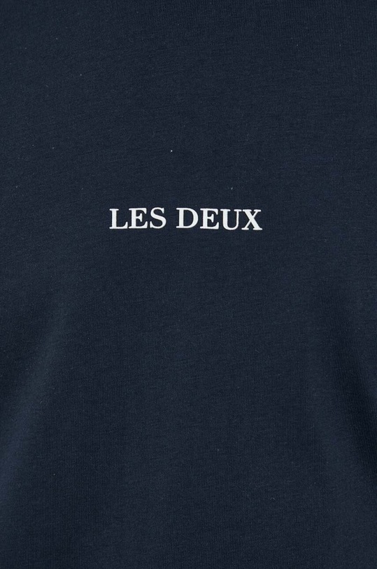 Les Deux tricou din bumbac LDM101118 bleumarin