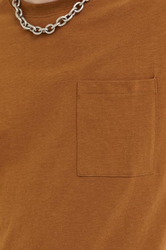 Bavlněné tričko Solid 21107372.180933 hnědá