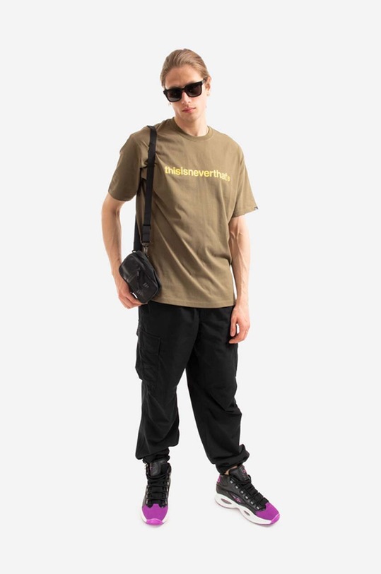Pamučna majica thisisneverthat T-Logo Tee TN220TTSST01 zelena AA00