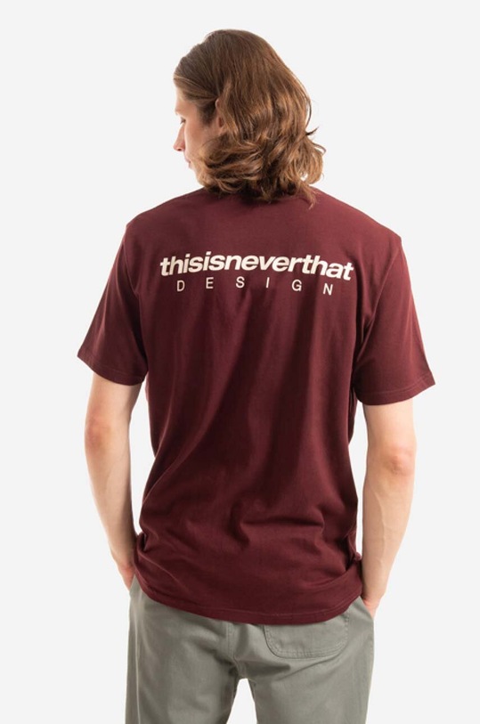 Abbigliamento thisisneverthat t-shirt in cotone DSN-Logo Tee TN221TTSST01 rosso
