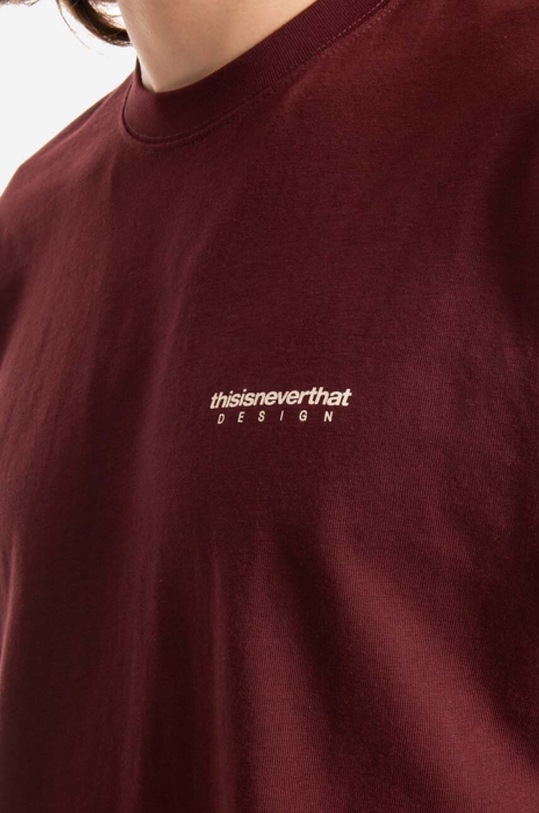 thisisneverthat t-shirt in cotone DSN-Logo Tee TN221TTSST01 rosso
