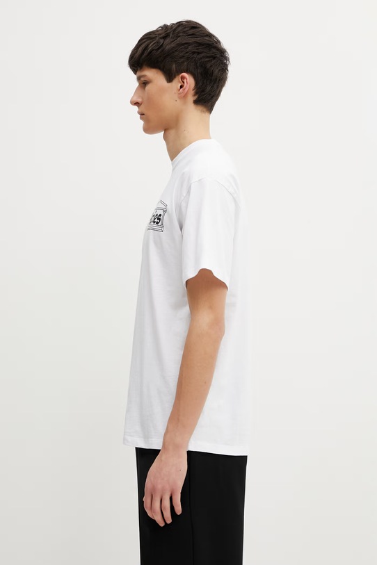 Aries longsleeve bawełniany Temple LS Tee nadruk biały AR60000