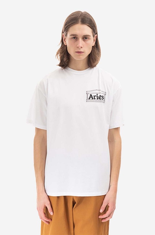 Aries cotton T-shirt Temple Ss Tee AR60000