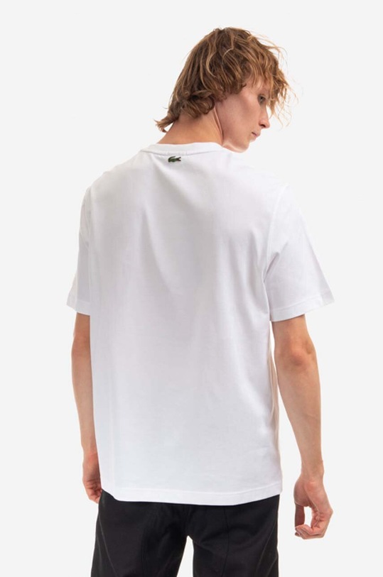 Clothing Lacoste cotton T-shirt TH4361.001 white