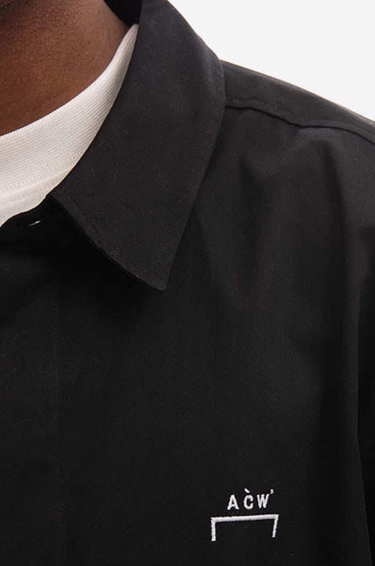 Košile A-COLD-WALL* Bracket Logo T-Shirt Core Shirt ACWMSH069 BLACK černá ACWMSH069.