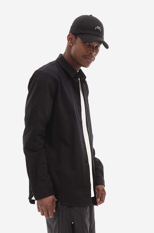 Košile A-COLD-WALL* Bracket Logo T-Shirt Core Shirt ACWMSH069 BLACK ACWMSH069.