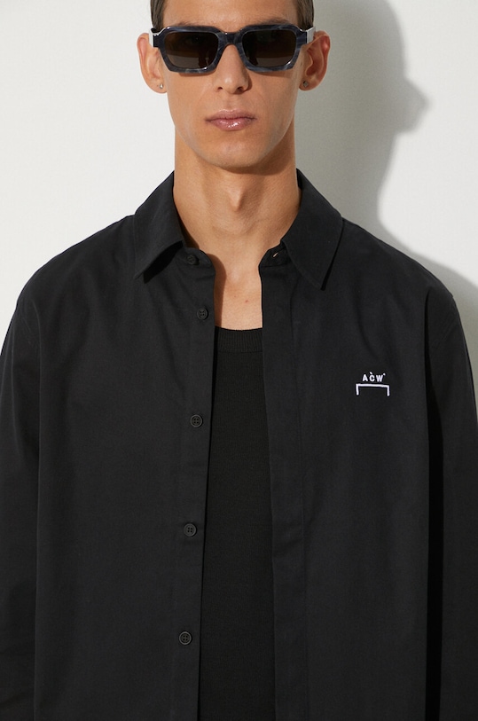 Βαμβακερό πουκάμισο A-COLD-WALL* Bracket Logo T-Shirt ACWMSH069.