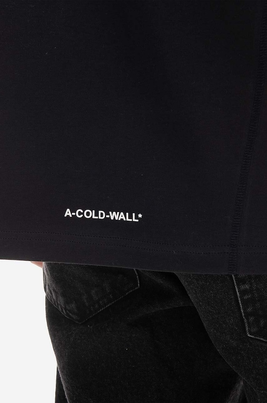 A-COLD-WALL* tricou din bumbac Technical Polygon T-Shirt ACWMTS089. negru