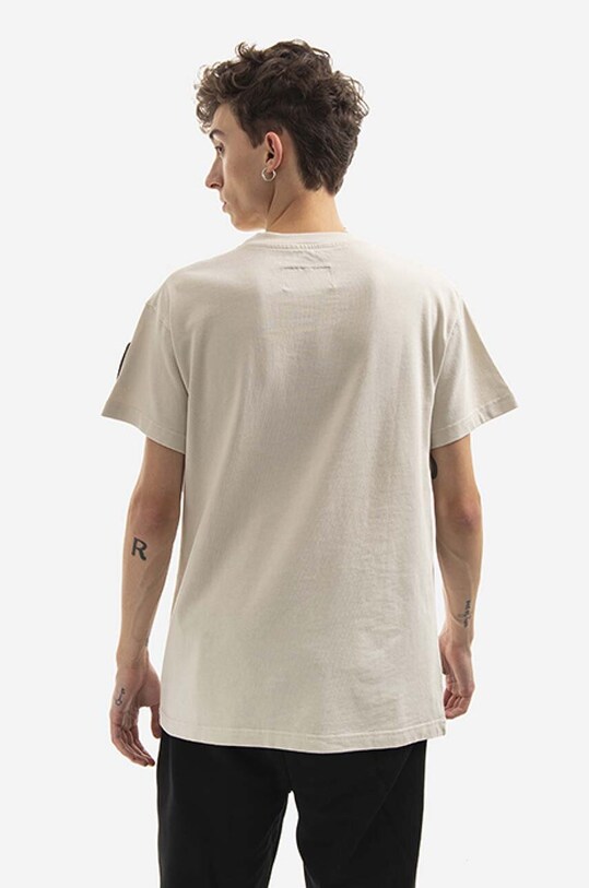 Oblečenie Bavlnené tričko A-COLD-WALL* Scan T-shirt ACWMTS074. béžová
