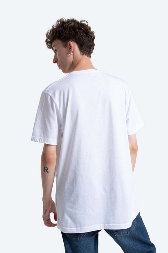 Clothing Makia cotton T-shirt Strait M21226 white