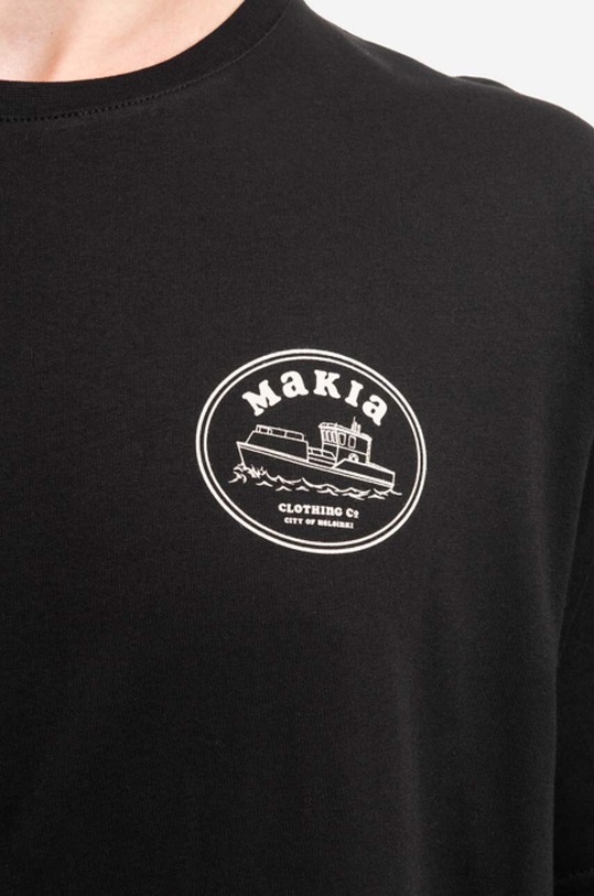 Makia cotton T-shirt black M21359