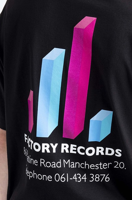 PLEASURES cotton T-shirt P21NO016 black