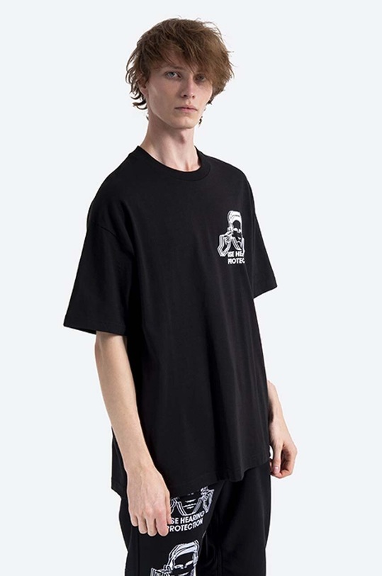 PLEASURES cotton T-shirt P21NO016