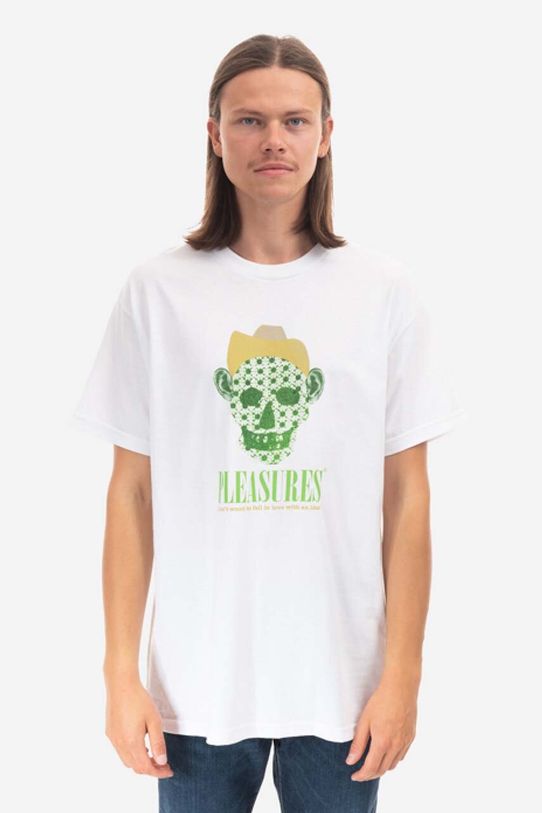 PLEASURES cotton T-shirt Cowboy