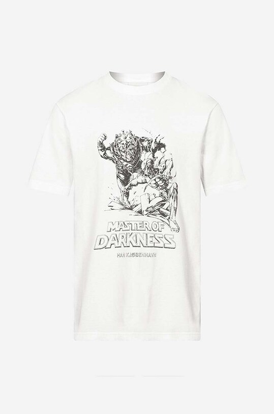 Clothing Han Kjøbenhavn cotton T-shirt Artwork Tee Short Sleeve M.132051 white