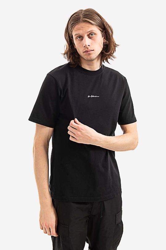 Han Kjøbenhavn cotton T-shirt Casual Tee Short Sleeve regular black M.132073