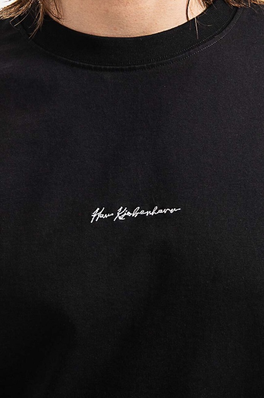 Han Kjøbenhavn cotton T-shirt Casual Tee Short Sleeve black M.132073