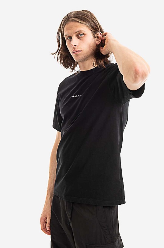 Han Kjøbenhavn cotton T-shirt Casual Tee Short Sleeve M.132073 black