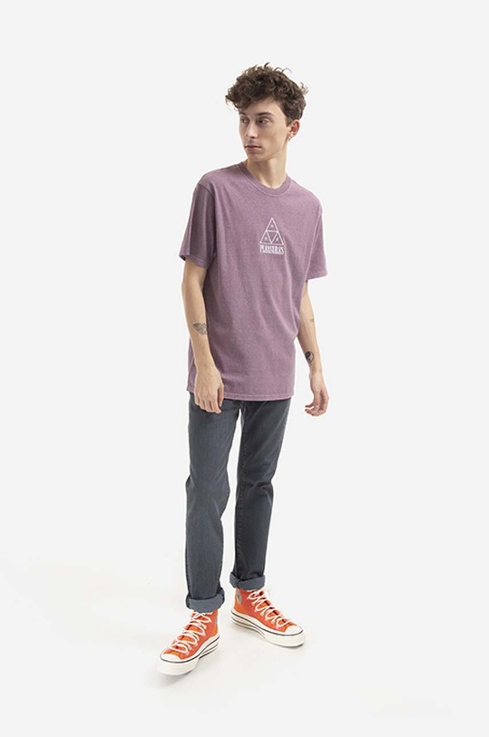 HUF t-shirt bawełniany Dyed T-Shirt TS01807