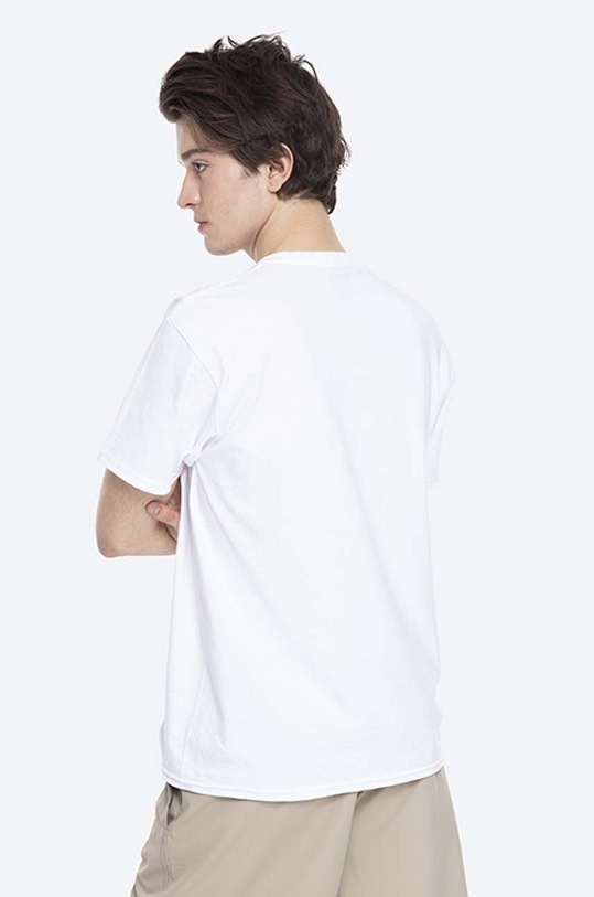 Ρούχα Βαμβακερό μπλουζάκι HUF Mix Box Logo T-Shirt TS01343 λευκό