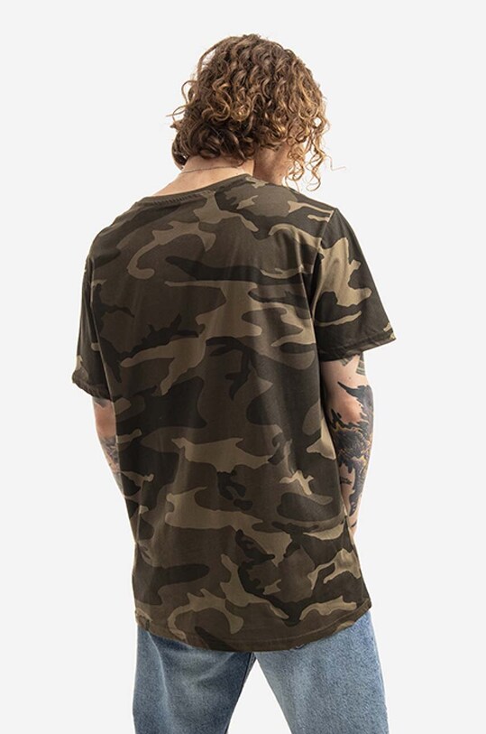 Одяг Футболка Alpha Industries Basic 100501C.239 зелений