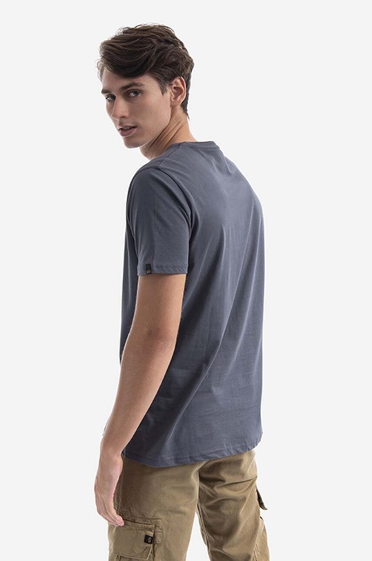 Clothing Alpha Industries cotton T-shirt Basic 100501RP.613 gray