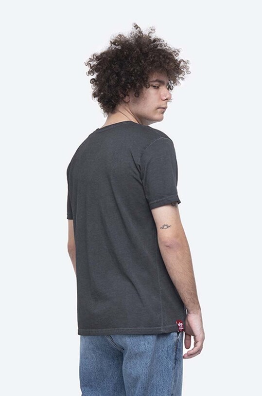 Clothing Alpha Industries cotton T-shirt Basic 116515.03 black