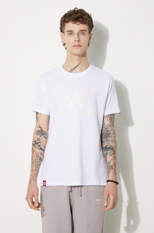 Alpha Industries t-shirt bawełniany Basic T Kryptonite