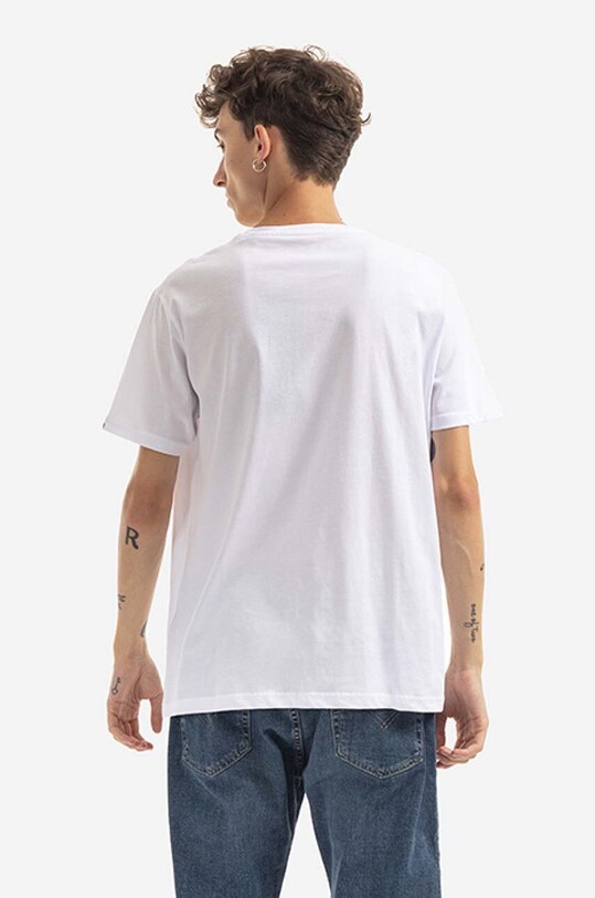 Îmbrăcăminte Alpha Industries tricou din bumbac Basic T Kryptonite 116521.09 alb
