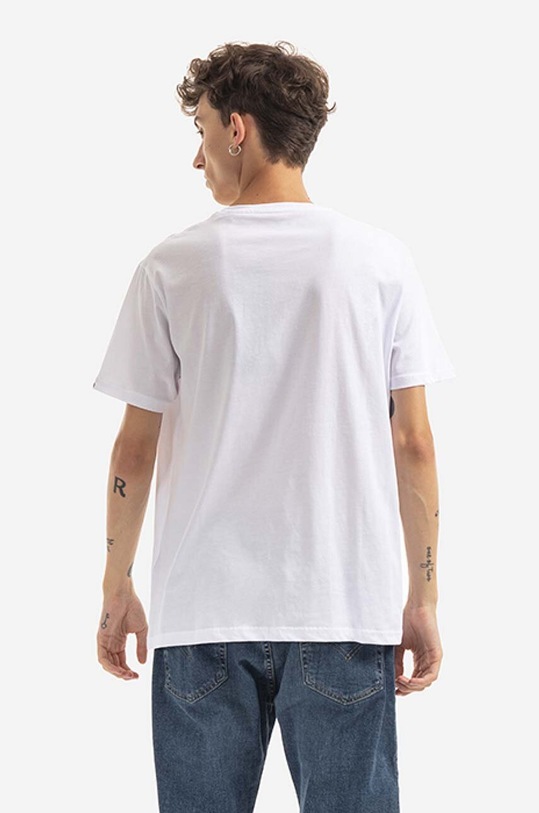 Îmbrăcăminte Alpha Industries tricou din bumbac Basic T Kryptonite 116521.09 alb