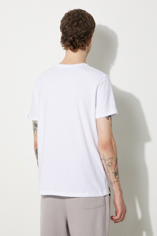 Odzież Alpha Industries t-shirt bawełniany Basic T Kryptonite 116521.09 biały