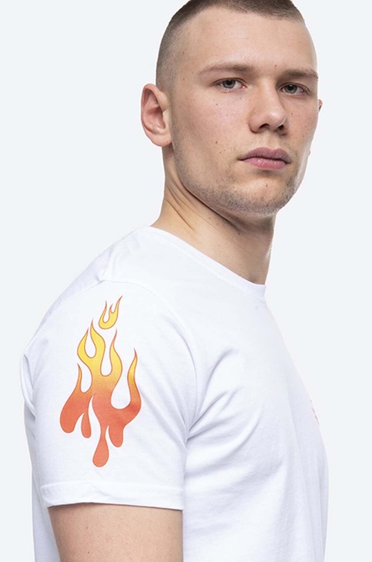 Alpha Industries cotton T-shirt Hot Wheels Flame white 116531.09