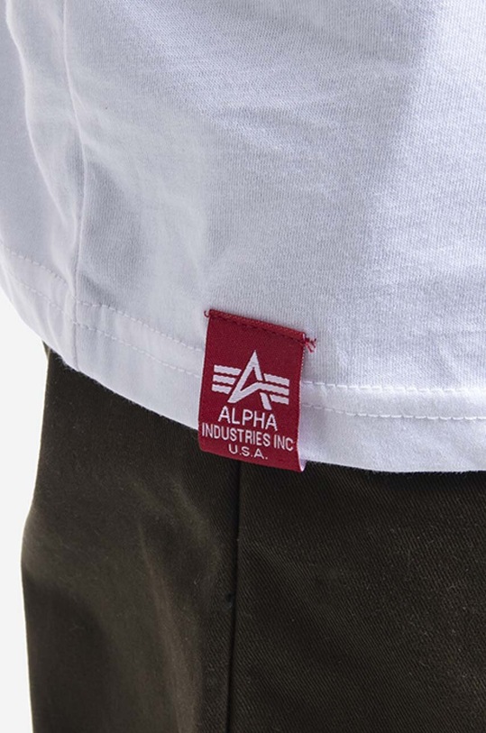 Alpha Industries cotton T-shirt Basic Tank BB SL 116525.09 white