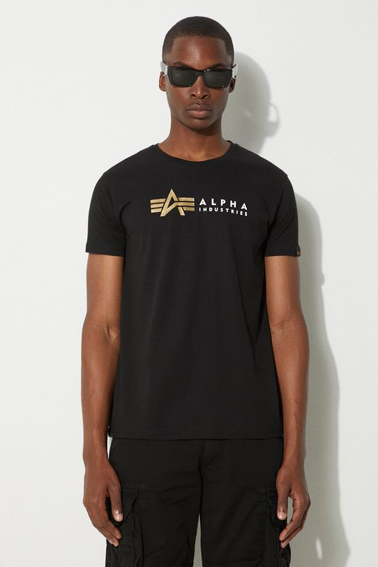 Alpha Industries cotton T-shirt Alpha Industries Label 118502FP 03