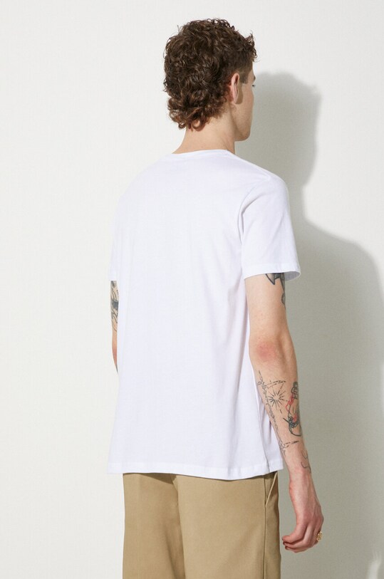 Îmbrăcăminte Alpha Industries tricou din bumbac Koszulka Alpha Industries Label 118502FP 09 118502FP.09 alb
